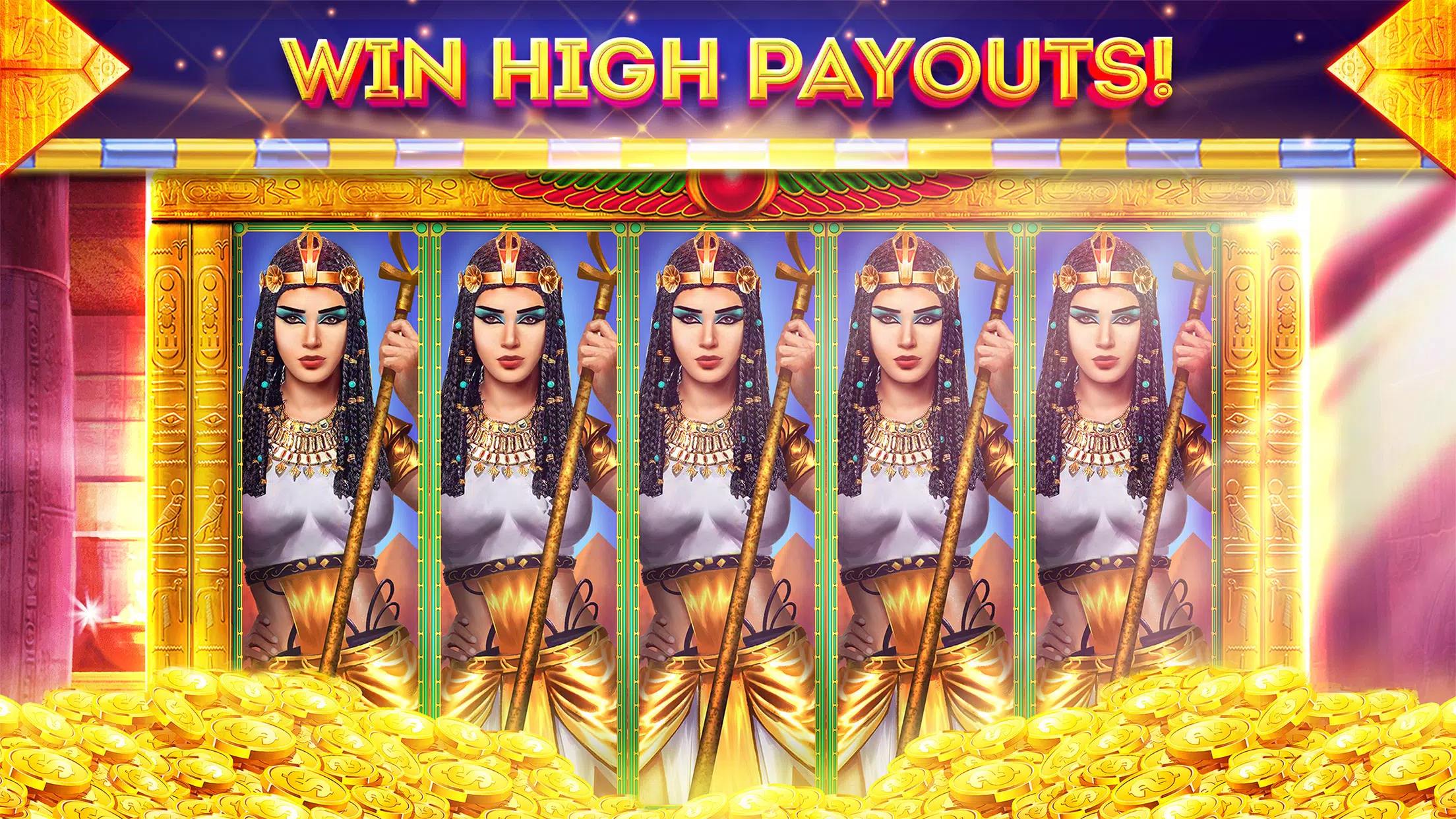 Pharaohs of Egypt Slots Casino ภาพหน้าจอ 3