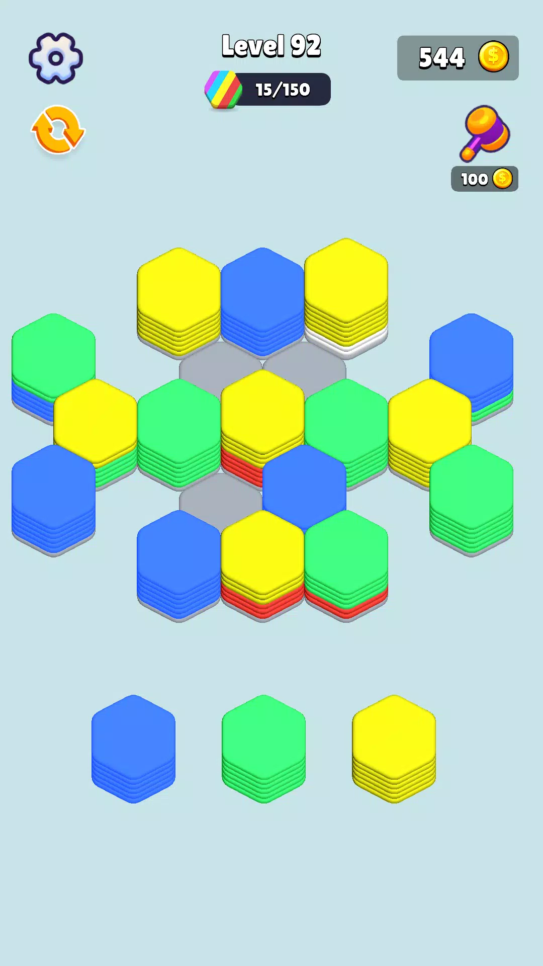 Stack Hexa Sort: Puzzle Match应用截图第3张