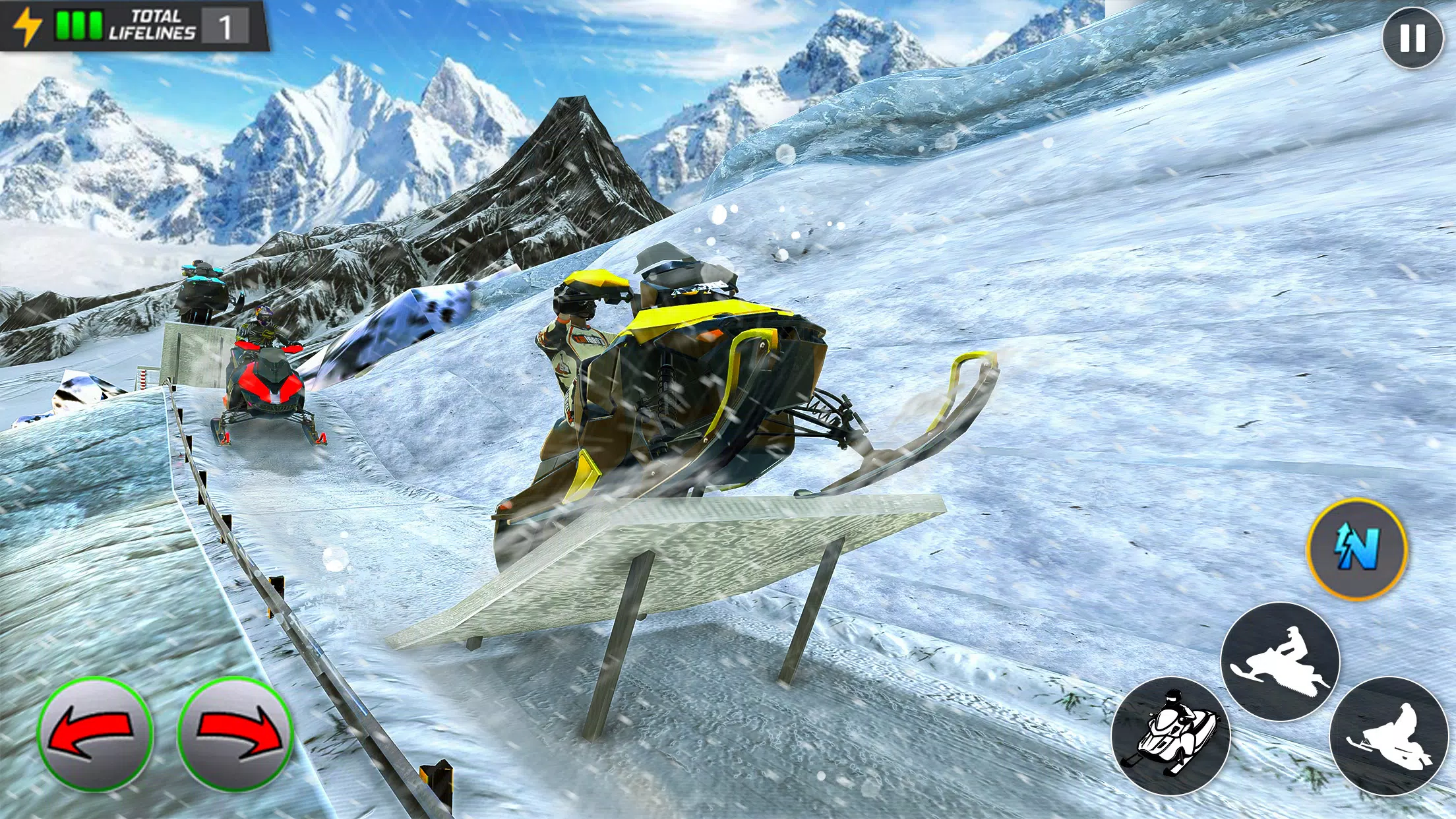 Crazy Skills Snowcross Games 스크린샷 2