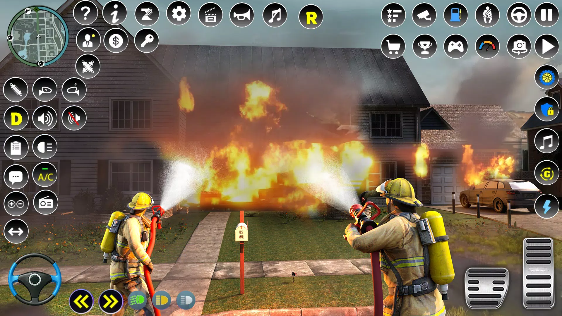 Firefighter :Fire Brigade Game Tangkapan skrin 1