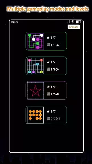 Dot Connect:match color dots Capture d'écran 1