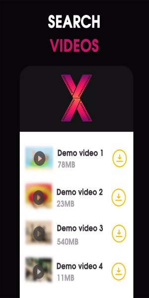 X Sexy Video Downloader Captura de pantalla 2