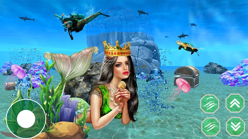 Mermaid Princess simulator 3D Screenshot 2