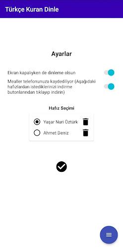 Türkçe Kuran Dinle-İnternetsiz Screenshot 1