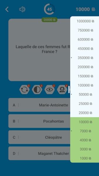 Millions Quiz - Français Captura de pantalla 4