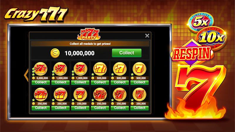 Crazy 777 Slot-TaDa Games Скриншот 3