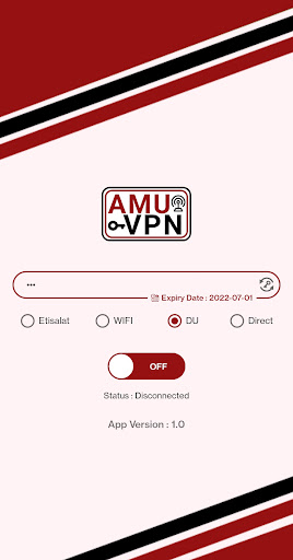 Amu VPN Captura de tela 3