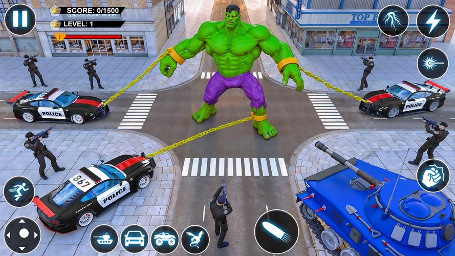 Incredible Monster Hero Games Tangkapan skrin 3