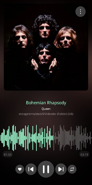 PowerAudio Pro Music Player Captura de tela 2