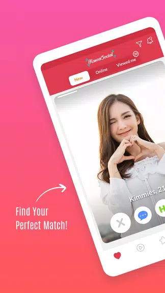 Korean Dating: Connect & Chat ภาพหน้าจอ 1