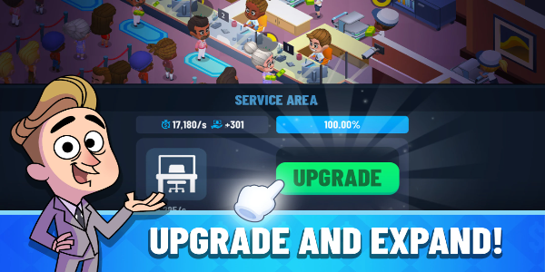 Idle Bank Tycoon: Money Empire 스크린샷 1