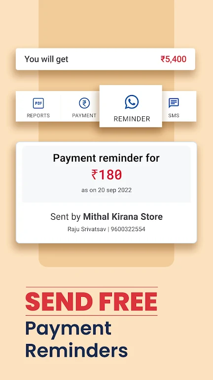 Khatabook Credit Account Book स्क्रीनशॉट 4
