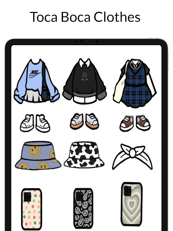 Toca Boca Clothes Ideas ภาพหน้าจอ 2