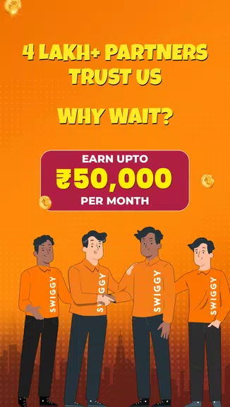 Swiggy Delivery Partner App應用截圖第2張