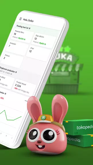 Tokopedia Seller Captura de pantalla 2