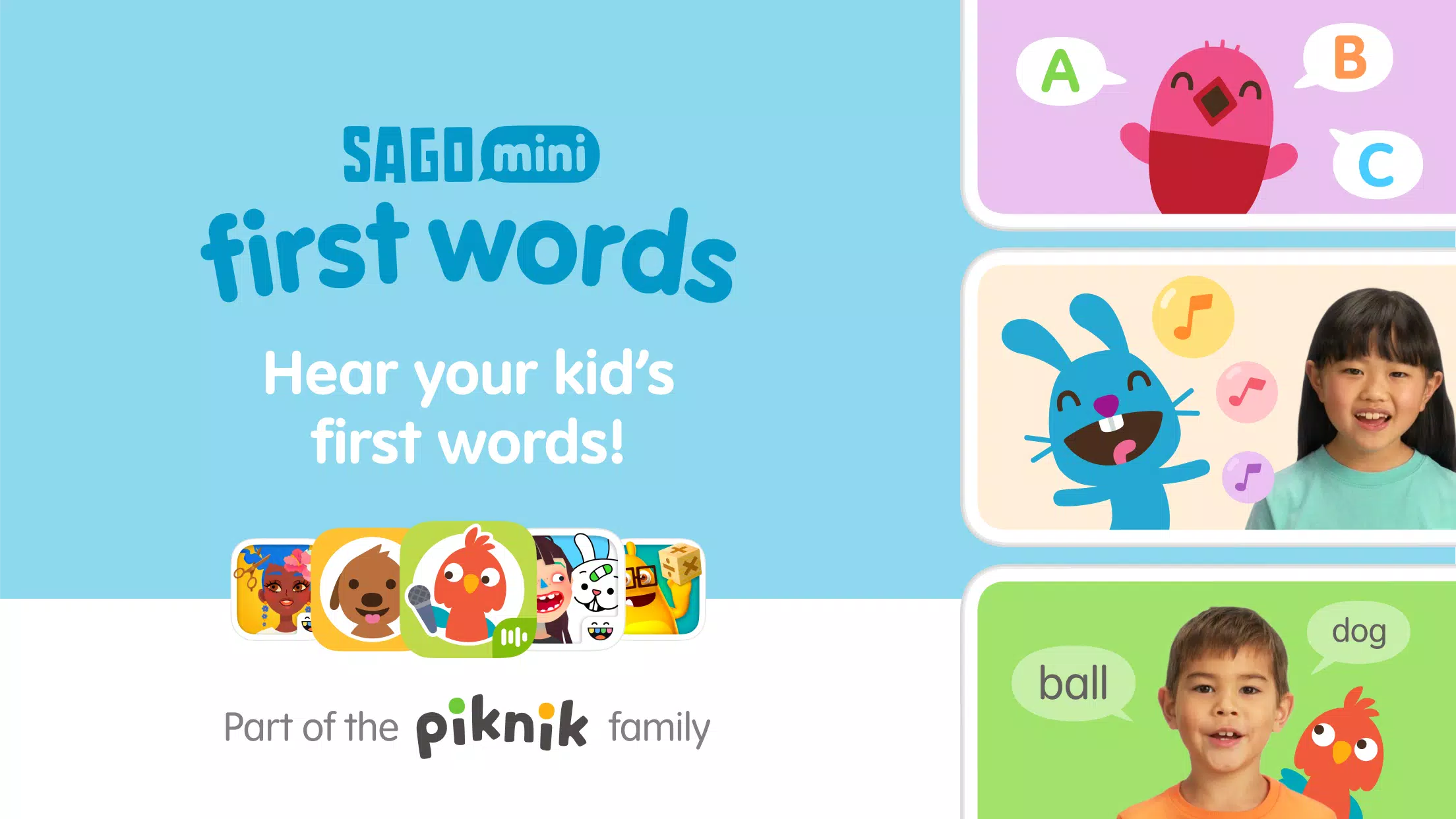 Sago Mini First Words: Kids 1+ ဖန်သားပြင်ဓာတ်ပုံ 1