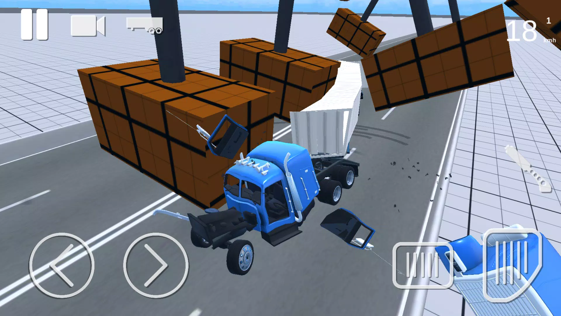 Truck Crash Simulator Accident Schermafbeelding 3