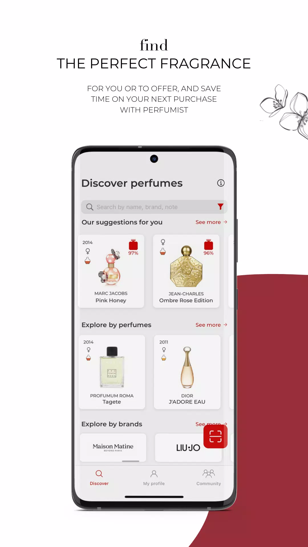 PERFUMIST Perfumes Advisor स्क्रीनशॉट 1