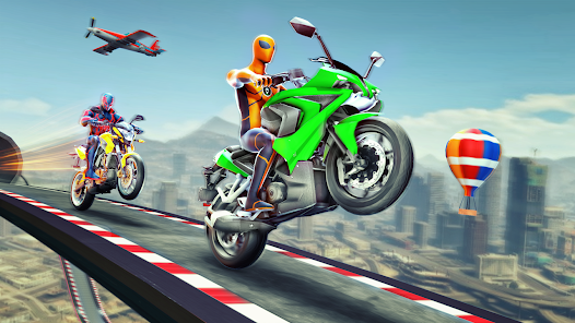 Super Hero Bike: Racing Game ภาพหน้าจอ 2