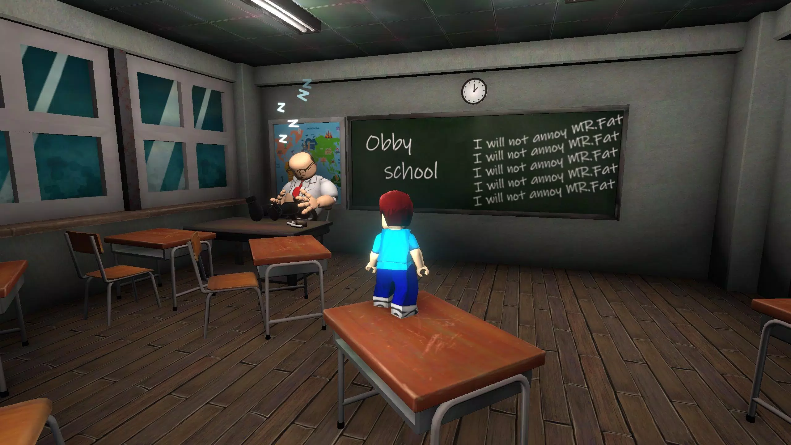 School Break: Obby Escape Tangkapan skrin 1