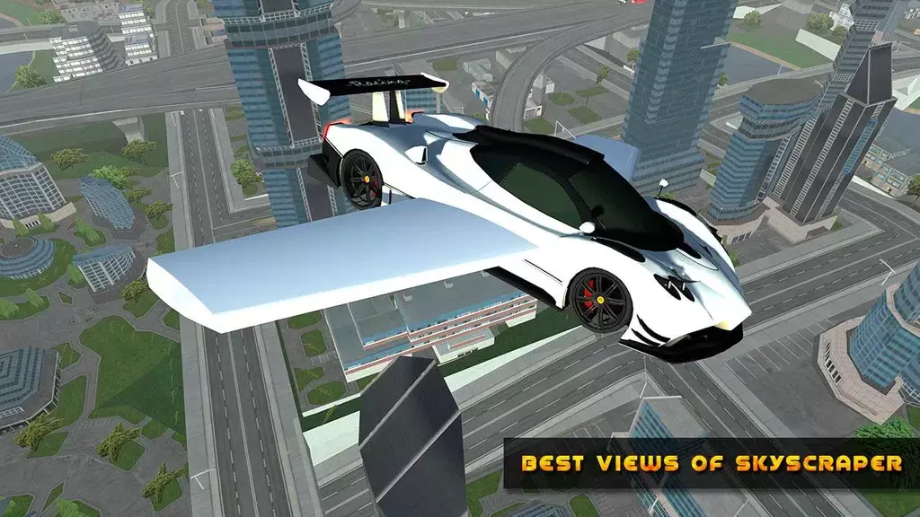 Flying Car Game driving Capture d'écran 3