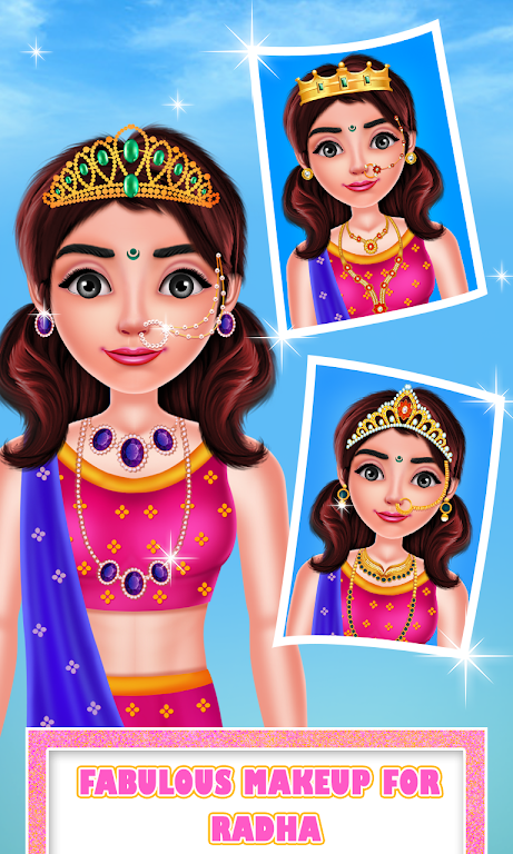 Cute Radha Fashion Makeover 스크린샷 1