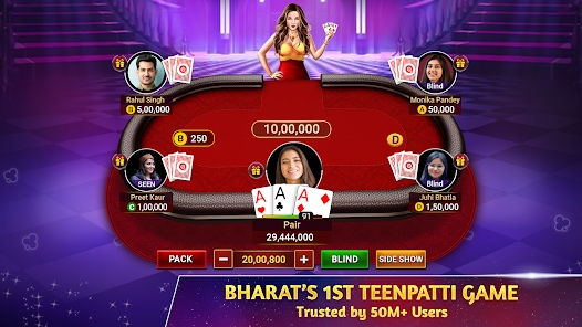 Teen Patti Octro 3 Patti Rummy ภาพหน้าจอ 2