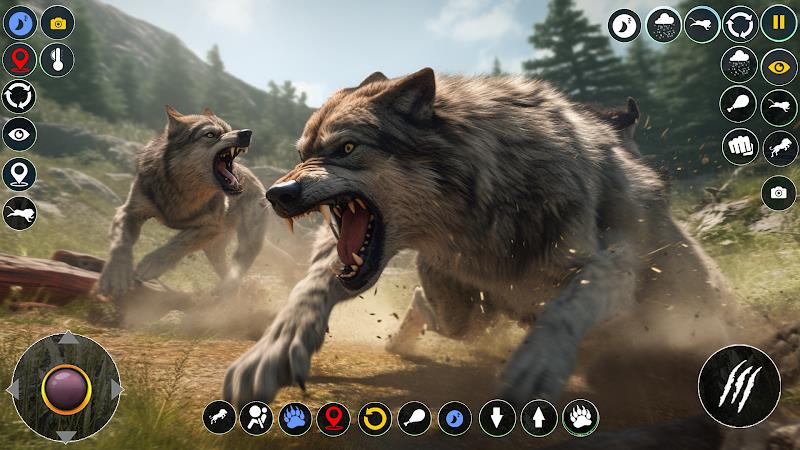 Wolf Simulator: Wild Wolf Game ဖန်သားပြင်ဓာတ်ပုံ 4