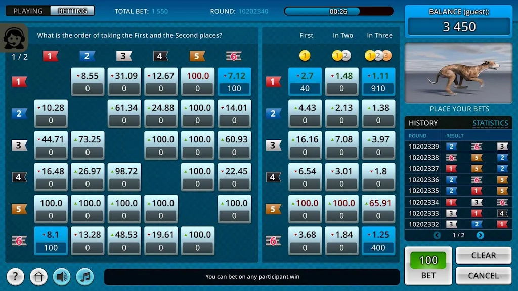 Dogs3D Races Betting 스크린샷 1
