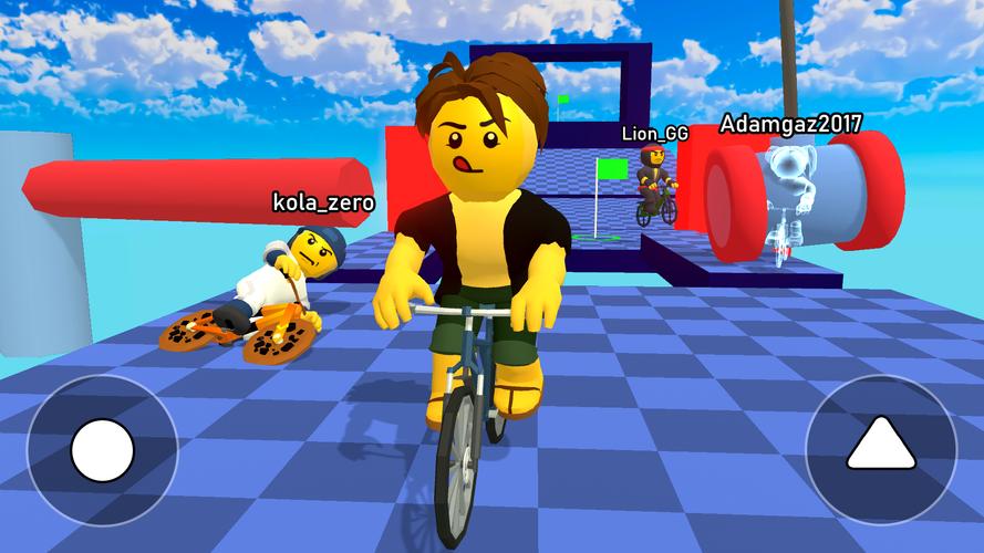 Obby bike: Parkour Adventure Captura de pantalla 2