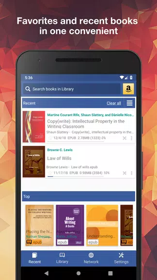 KReader kindle  read all books স্ক্রিনশট 1