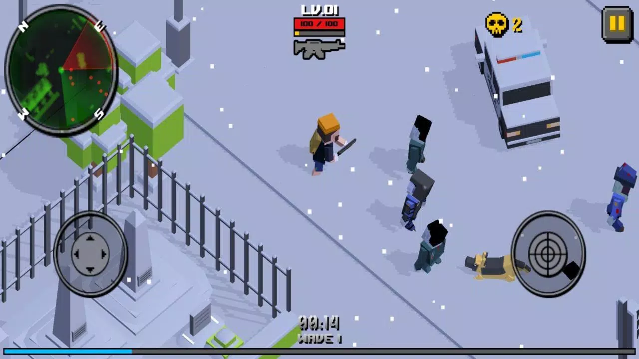 Pixel Zombie Frontier Ảnh chụp màn hình 2