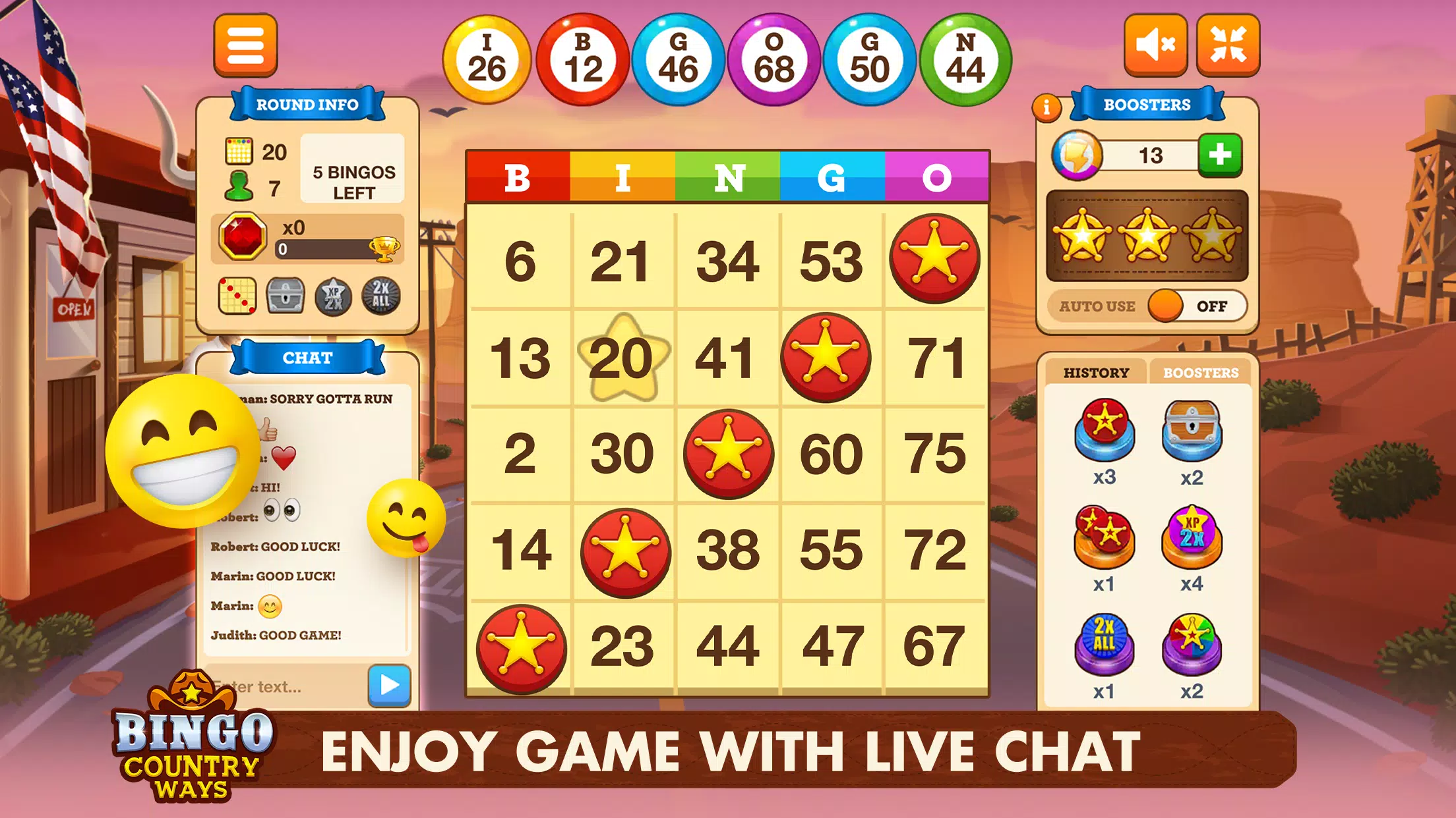 Bingo Country Ways Screenshot 1