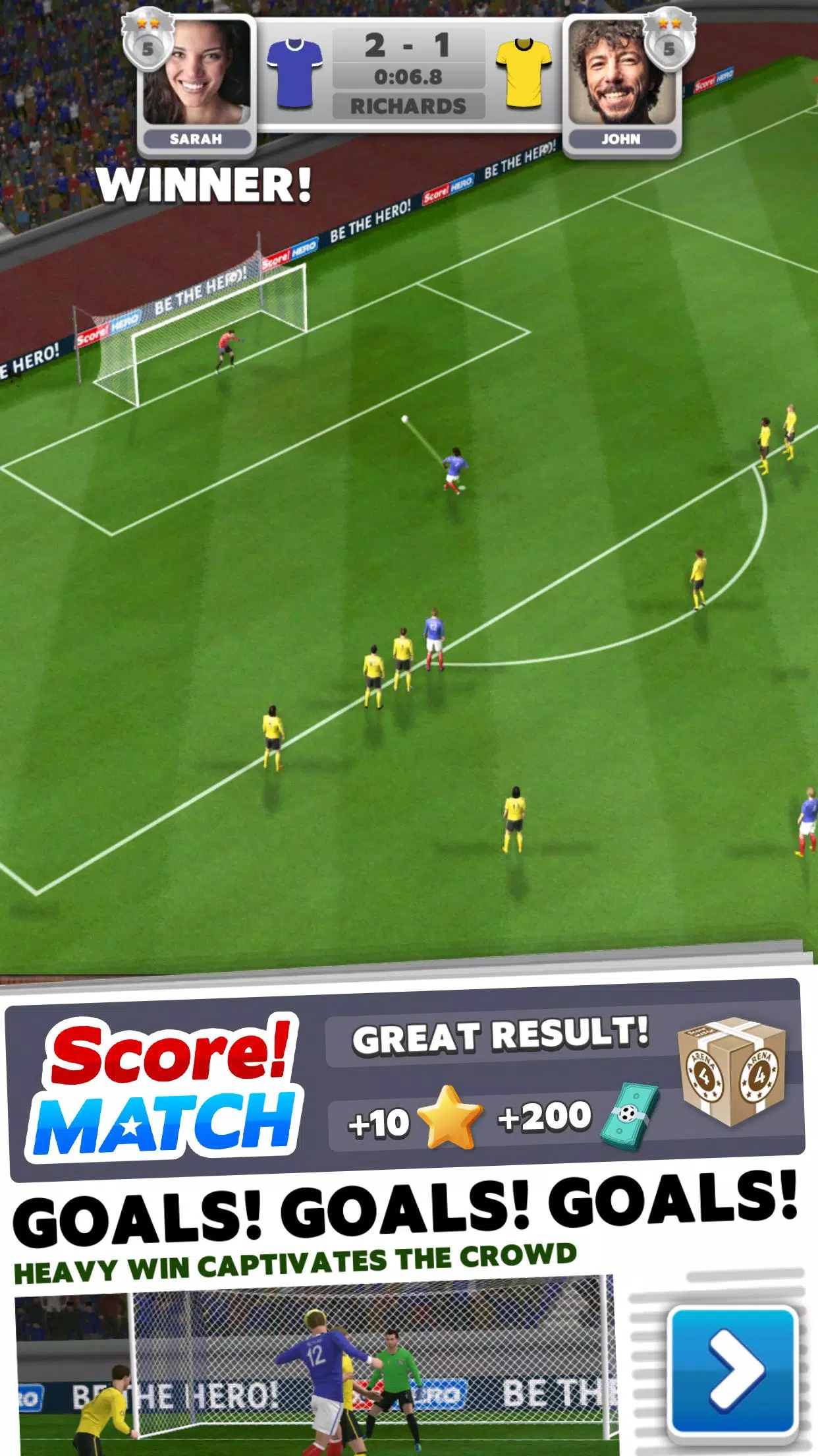 Score! Match スクリーンショット 1