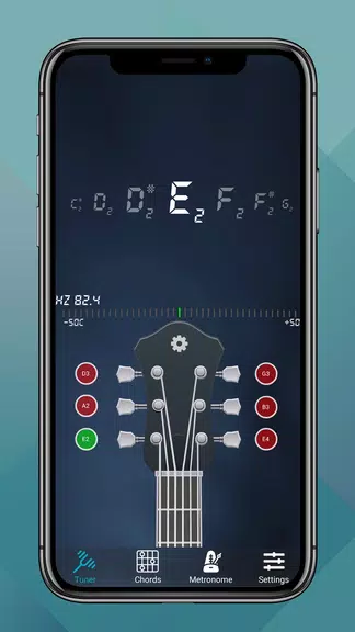 Guitar Tuner, Acoustic & Bass 스크린샷 1