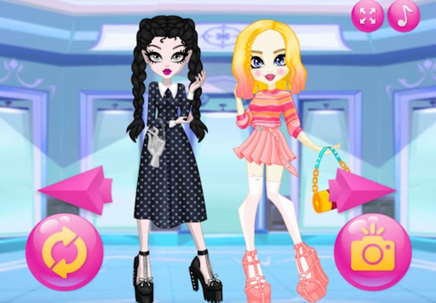 Wednesday Dress Up: Girl Games Скриншот 1