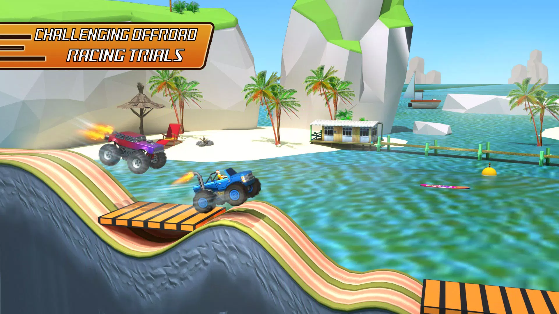 Uphill Racing - Hill Jump Game Schermafbeelding 3