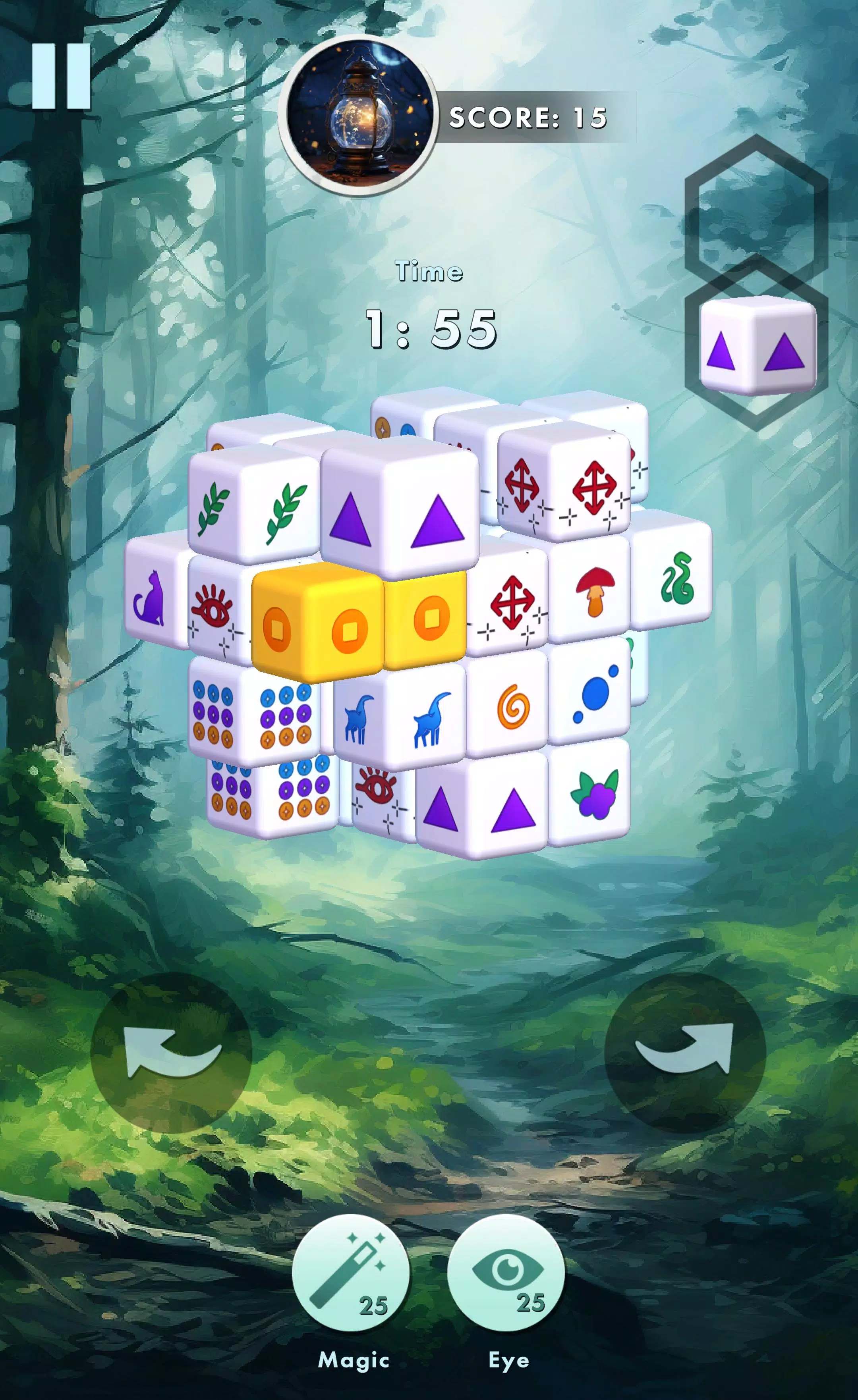 Mystic Mahjong tile match Ekran Görüntüsü 1