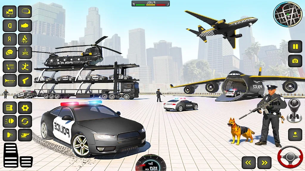 Police Truck Transport Game Screenshot 2