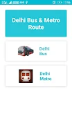 Delhi Bus & Delhi Metro Route Captura de tela 1