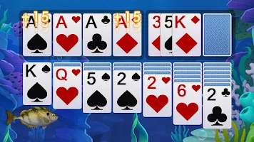 Solitaire Fish World-OceanTrip Скриншот 2