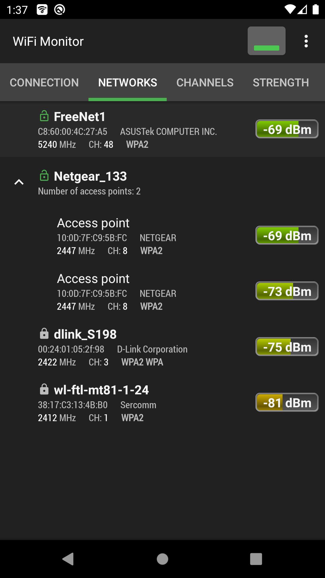 WiFi Monitor: network analyzer Ảnh chụp màn hình 3