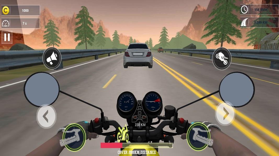 Highway Bike Racing Zrzut ekranu 4