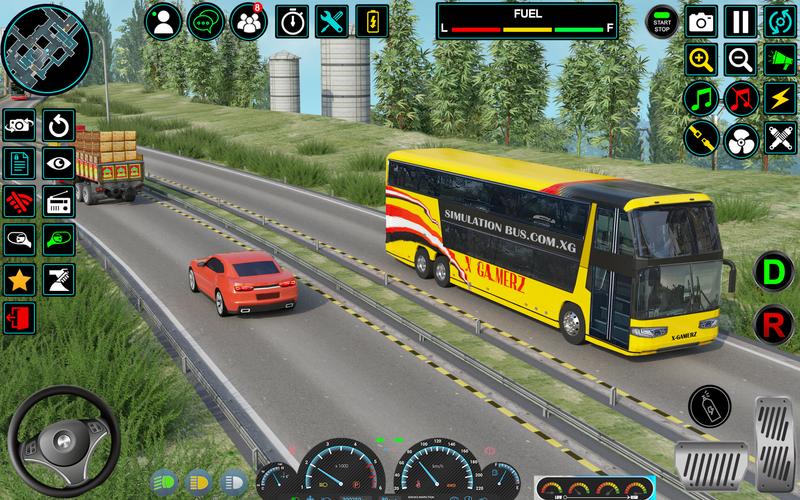 Modern Bus Transport Game 3D Captura de pantalla 1