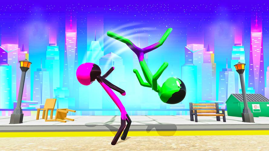 Stickman Ninja Fight: Ropehero スクリーンショット 2