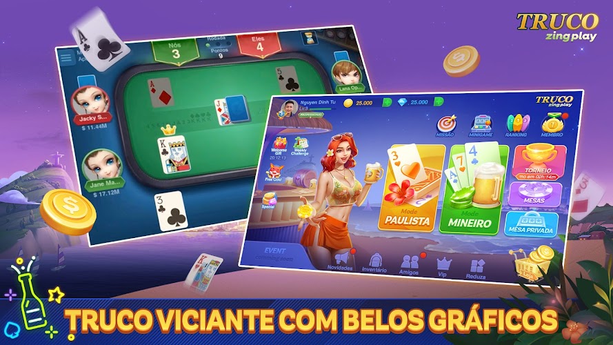 Truco ZingPlay: Jogo de cartas ဖန်သားပြင်ဓာတ်ပုံ 3