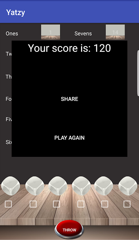 Yatzy - Your Online Score應用截圖第2張