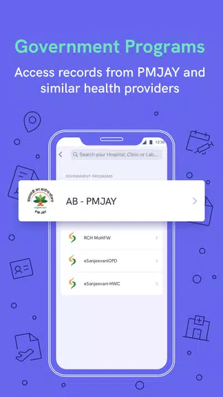 Schermata Eka Care: Records, Trackers 4