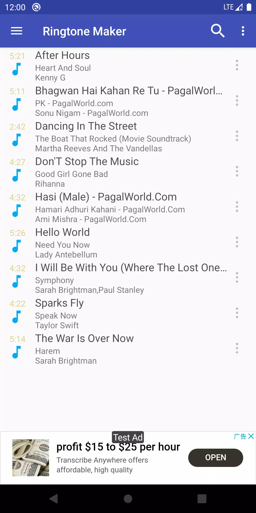Ringtone Maker Zrzut ekranu 1