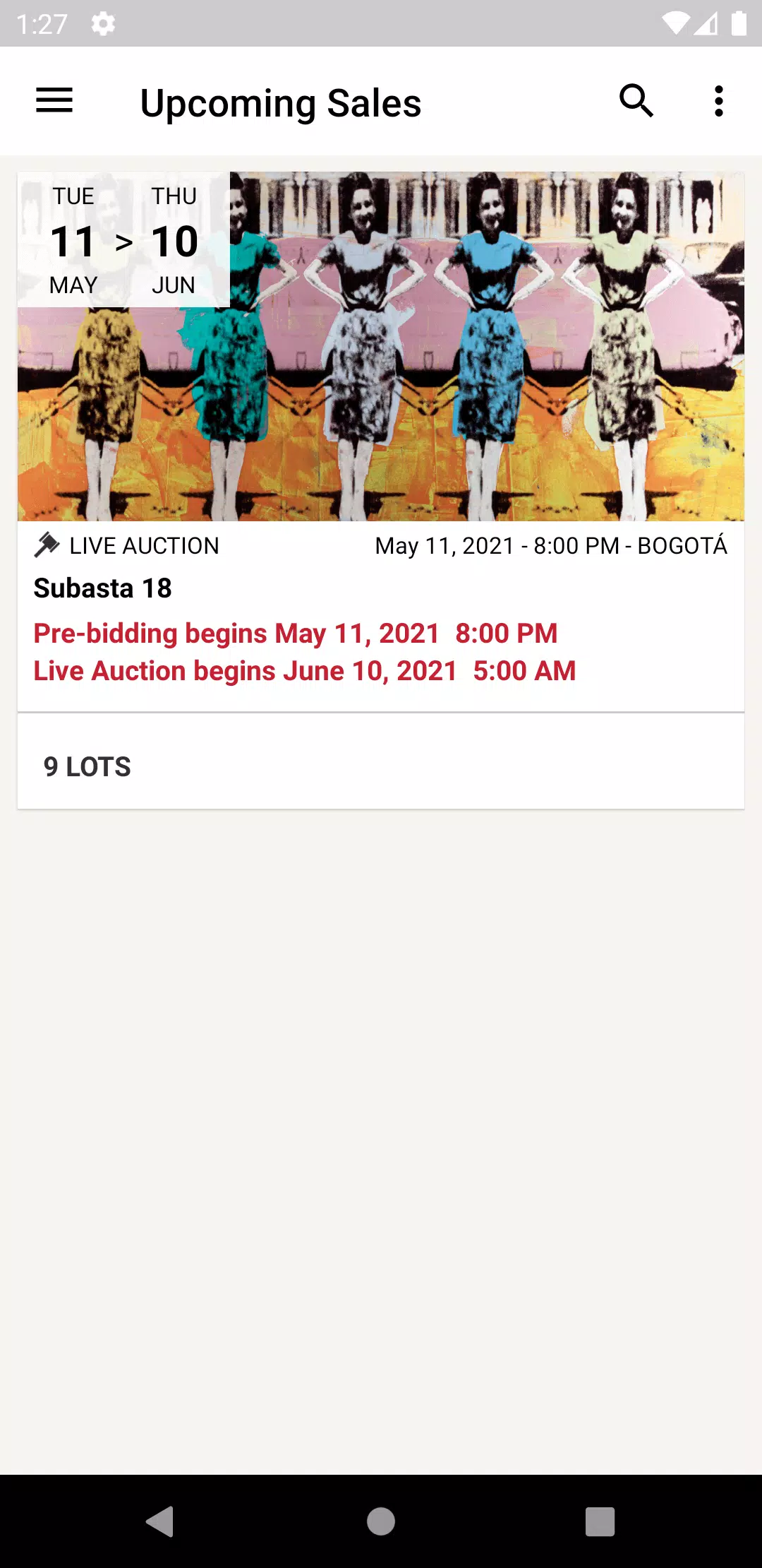 Lefebre Subastas স্ক্রিনশট 1